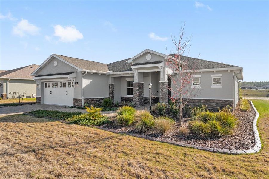 Front exterior of a new home in , Ocala, FL, highlighting curb appeal (Image 27).