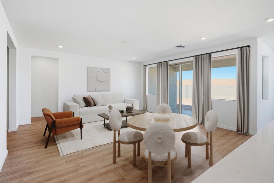 Furnished interior view inside a new home in Montana Vista - Summit: Summit, Buckeye (Image 8).