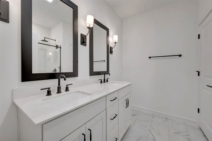 Furnished interior view inside a new home in Aspire at Reunion, Newark (Image 5).