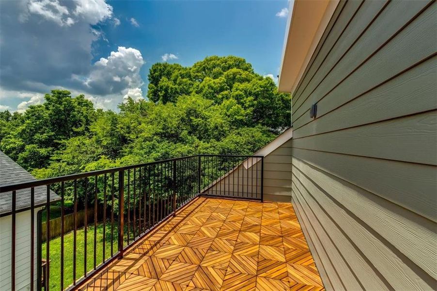 Exterior details and patio area of a home in , Atlanta (Image 25). Exterior details and patio area of a home in , Atlanta (Image 25).