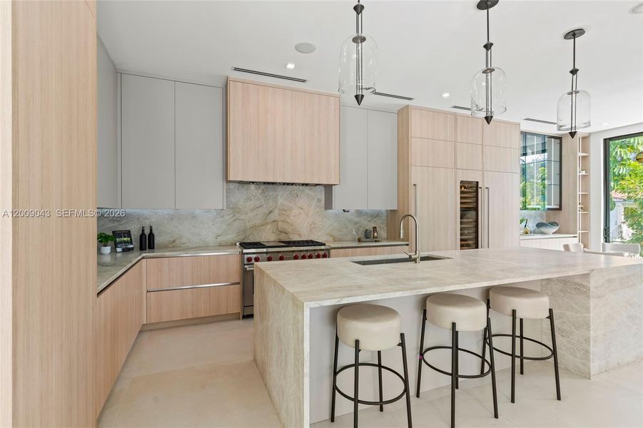 Furnished interior view inside a new home in , Coral Gables (Image 12).