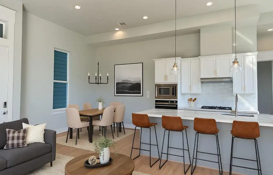 Bosch Open Kitchen with Eight Foot Island