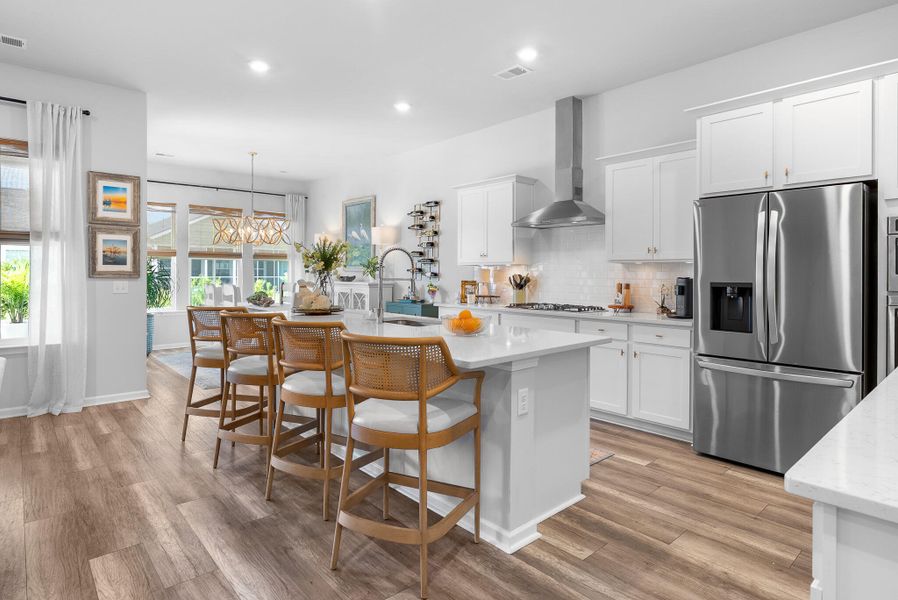 Furnished interior view inside a new home in Horizons at Summers Corner | 55+: The Estates, Summerville (Image 44).