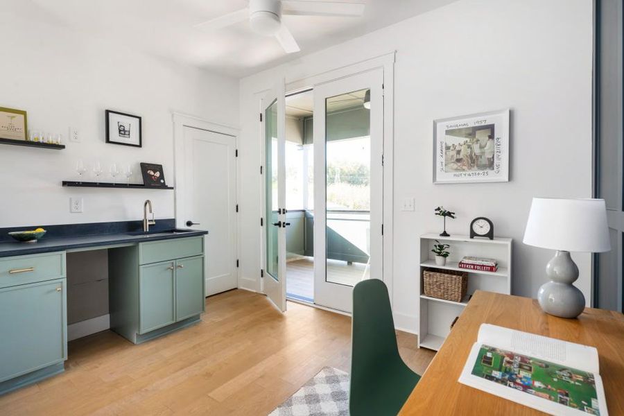 Furnished interior view inside a new home in , Atlanta (Image 14).