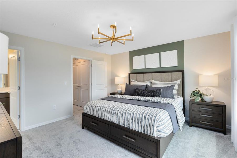 Furnished interior view inside a new home in Skylar Crest, Sanford (Image 16).