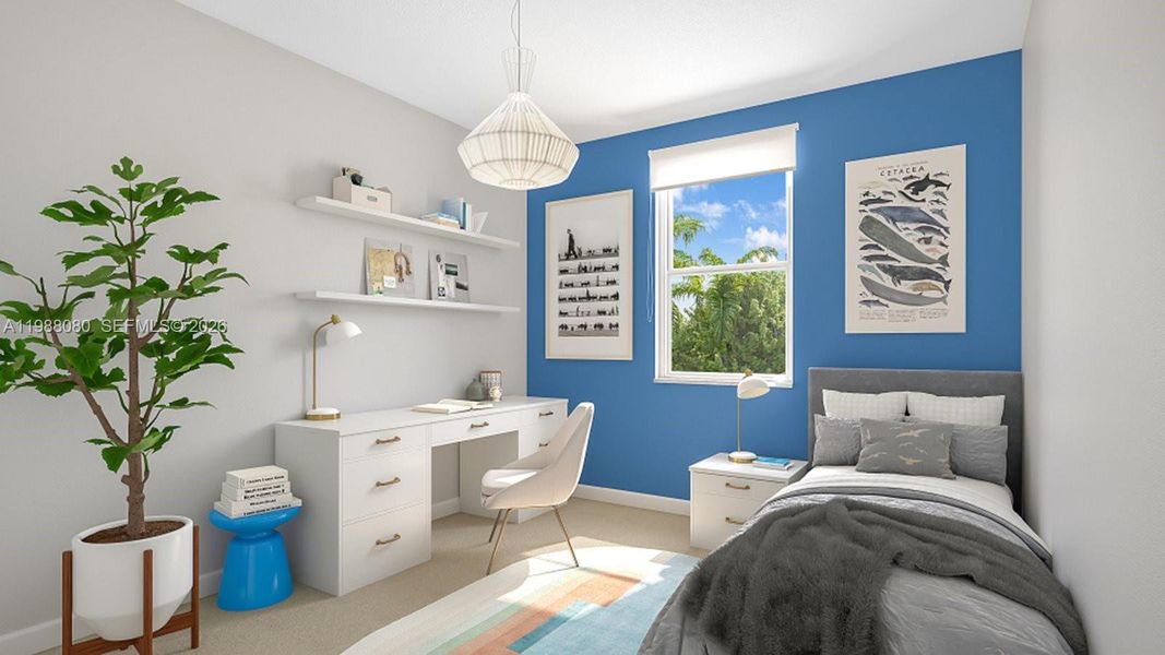 Furnished interior view inside a new home in Altamira, Homestead (Image 8).