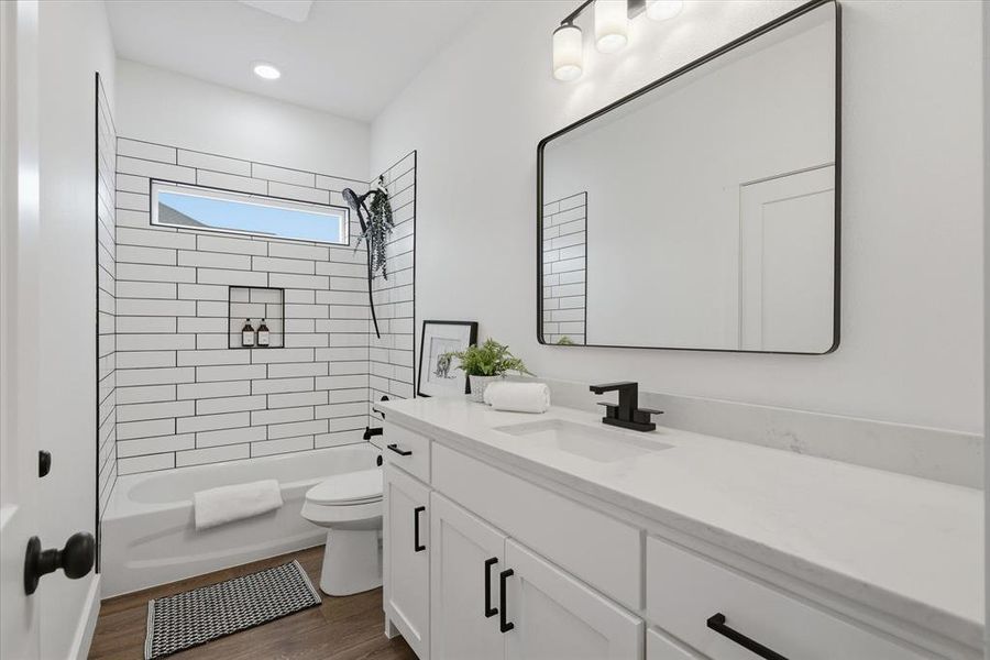 Furnished interior view inside a new home in , Wills Point (Image 26).