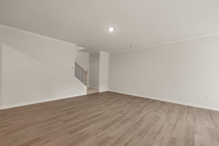 Spacious, unfurnished interior of a new home in Hughes Court, Dawsonville (Image 11).
