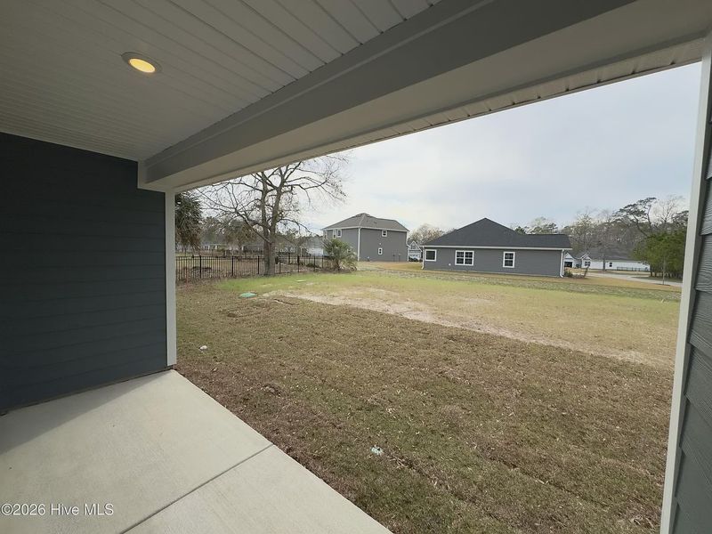 Exterior details and patio area of a home in Rutledge, Shallotte (Image 14).