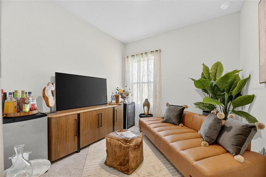 Furnished interior view inside a new home in The Peninsula at Rhodine Lake, Riverview (Image 15).