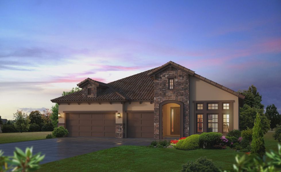 Representative exterior photo of a completed home built from the Arden by ICI Homes in Plantation Bay, Ormond Beach, FL (Image 4). Representative exterior photo of a completed home built from the Arden by ICI Homes in Plantation Bay, Ormond Beach, FL (Image 4).