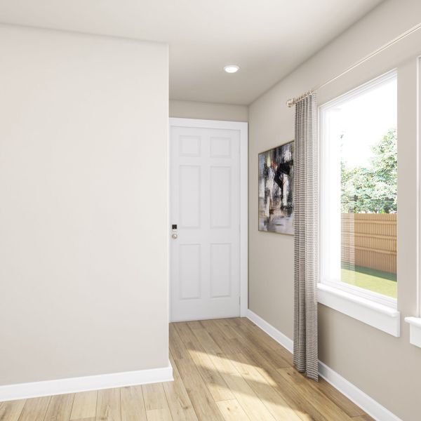 Representative unfurnished interior of a home built from the Greeley by Tri Pointe Homes in Park Central, Georgetown (Image 23).