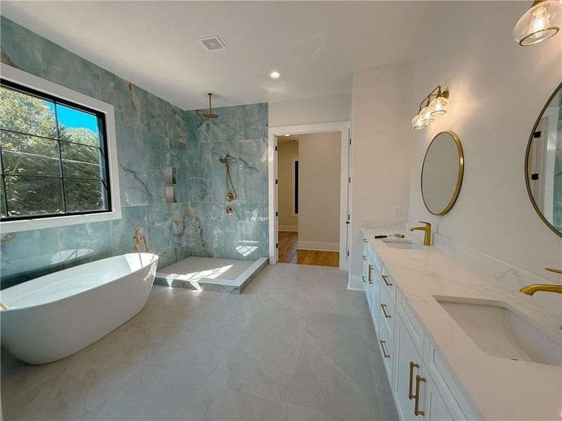 Furnished interior view inside a new home in , Marietta (Image 18).