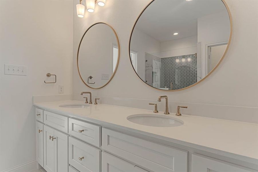 Furnished interior view inside a new home in , Fort Worth (Image 6).