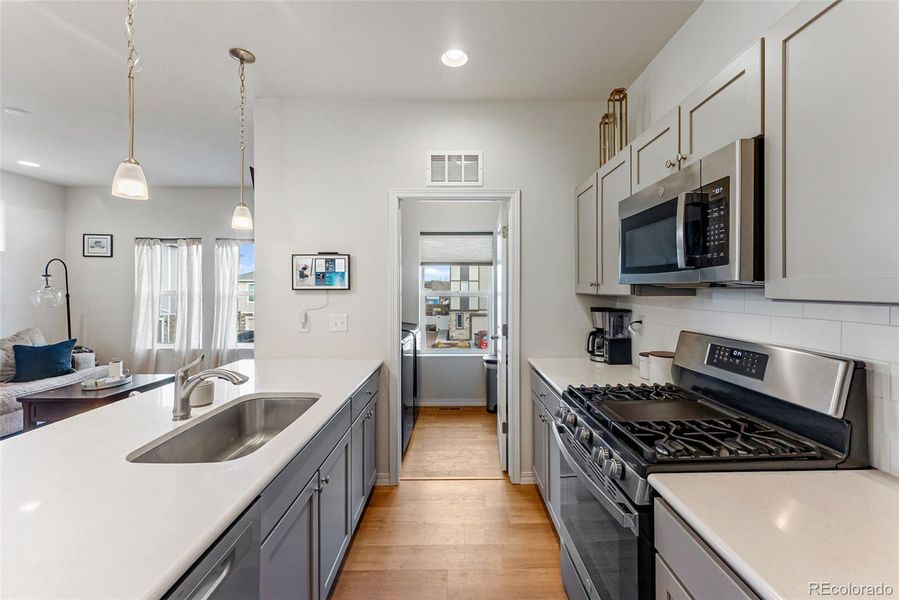 Furnished interior view inside a new home in , Colorado Springs (Image 32).
