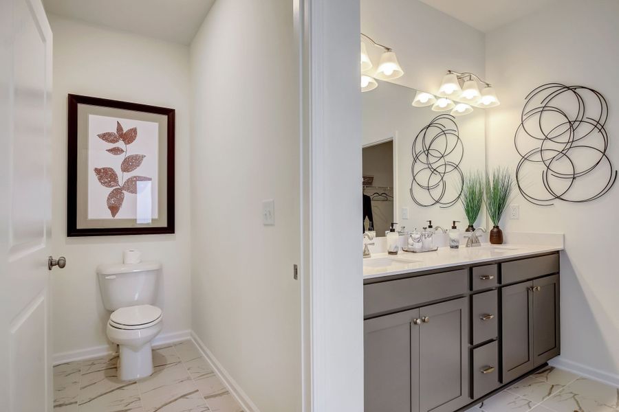 Furnished interior view inside a new home in Hampshire Hills, Columbia (Image 17). Furnished interior view inside a new home in Hampshire Hills, Columbia (Image 17).