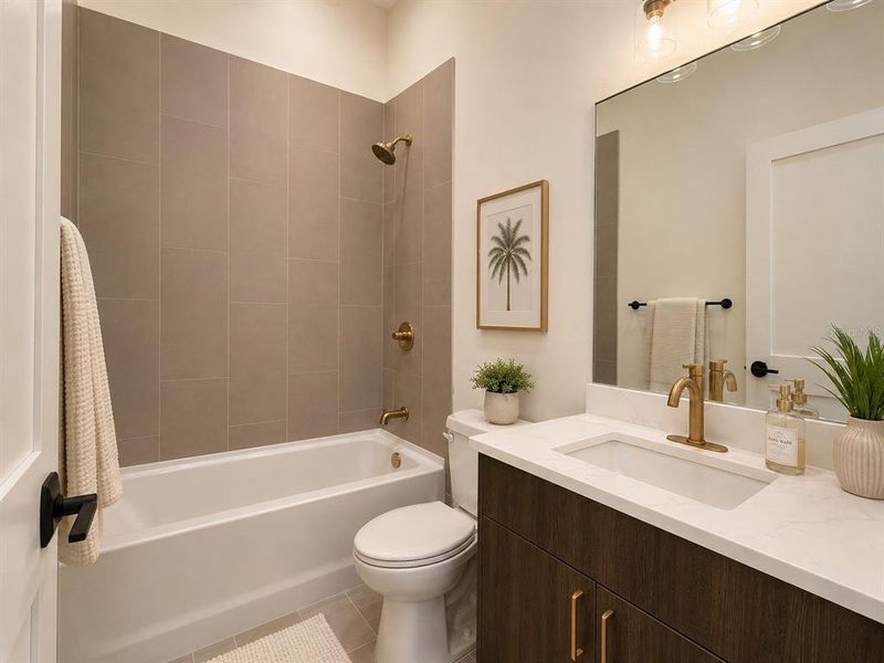 Furnished interior view inside a new home in , St. Petersburg (Image 8).