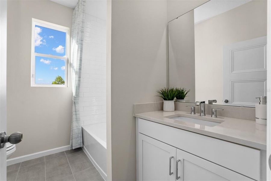 Furnished interior view inside a new home in Meridian Parks, Orlando (Image 4).