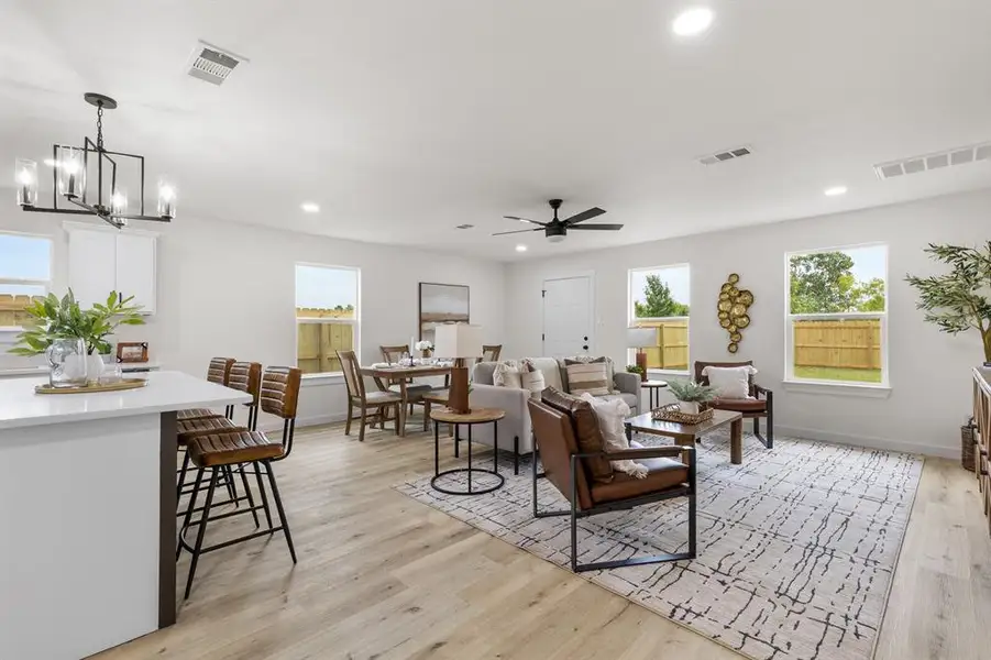 Furnished interior view inside a new home in , Robinson (Image 16).