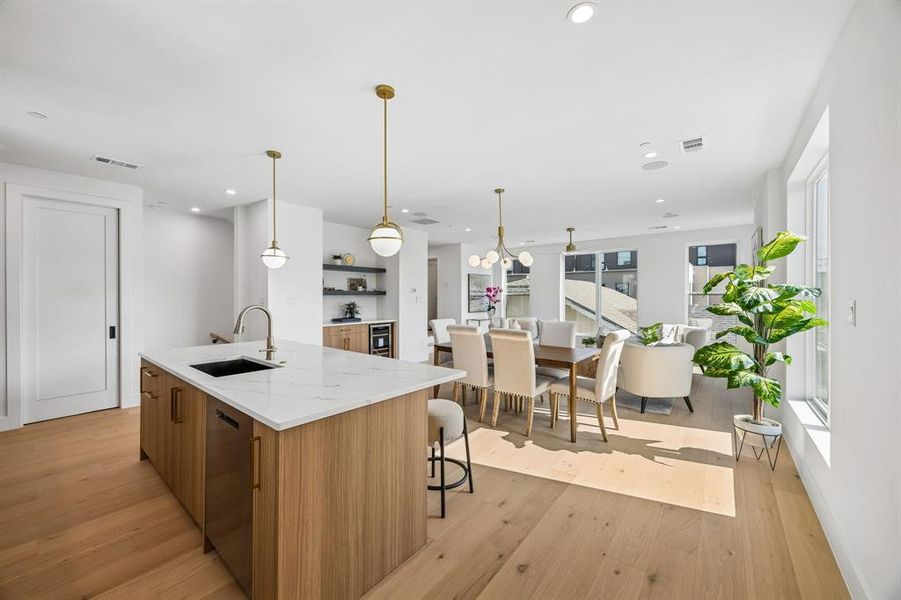 Furnished interior view inside a new home in , Dallas (Image 6). Furnished interior view inside a new home in , Dallas (Image 6).