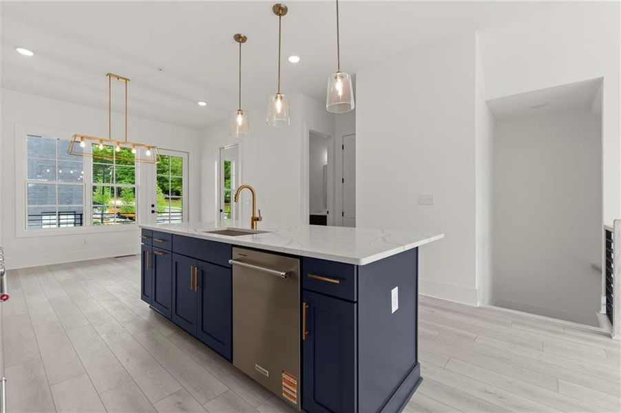 Furnished interior view inside a new home in , Alpharetta (Image 8).