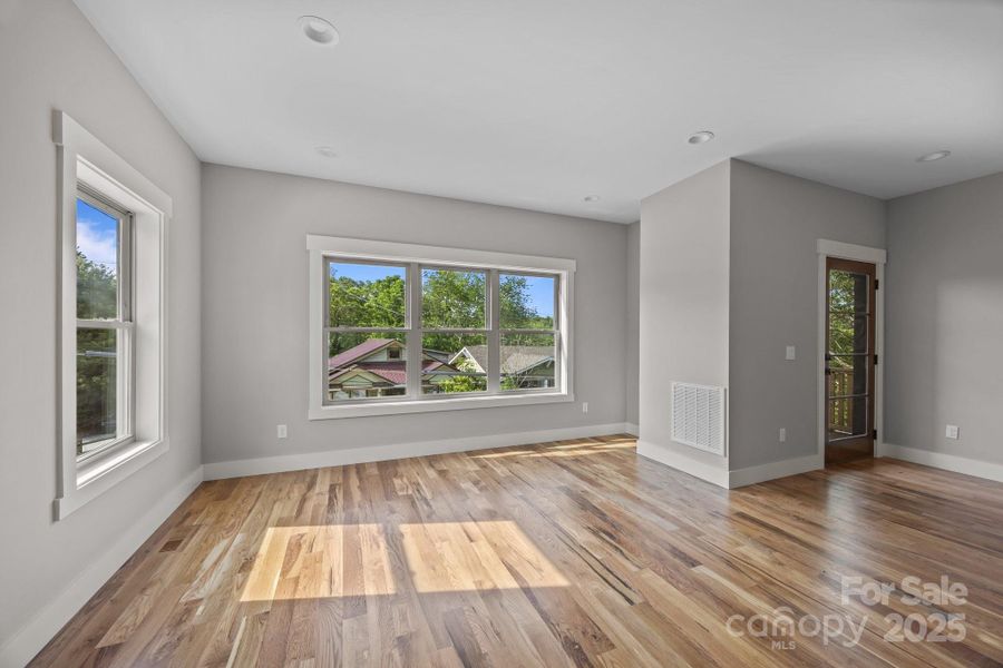 Dining area with front facing porch Dining area with front facing porch