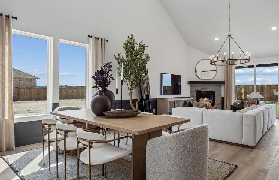 Representative furnished interior of a home built from the Rainier by Pulte Homes in Overland Grove, Forney (Image 8).