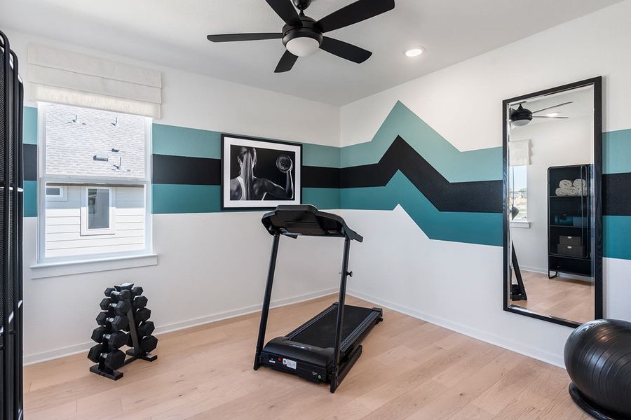 Image 12 representing the Linden by Tri Pointe Homes in Lagos Reserve, Manor, TX.