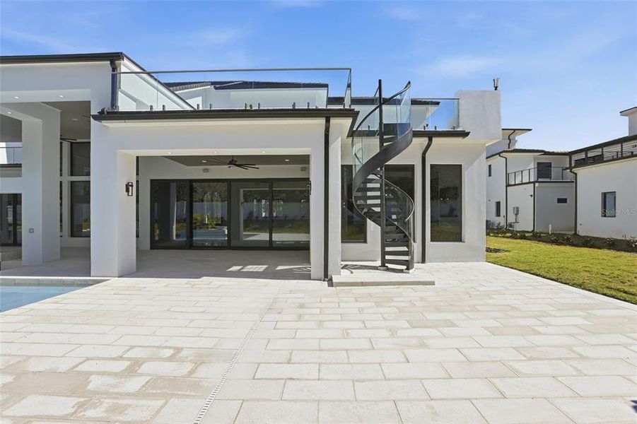 Exterior details and patio area of a home in , Windermere (Image 4). Exterior details and patio area of a home in , Windermere (Image 4).