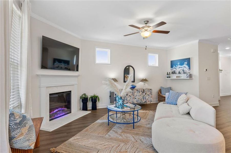 Furnished interior view inside a new home in Somerset at Riverbrook, Gainesville (Image 18).