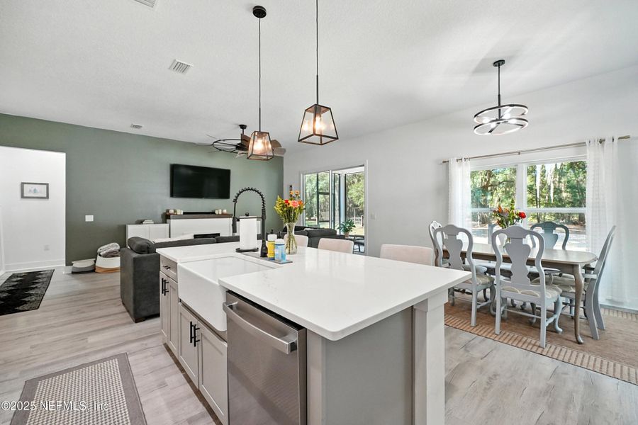 Furnished interior view inside a new home in , Jacksonville (Image 9). Furnished interior view inside a new home in , Jacksonville (Image 9).