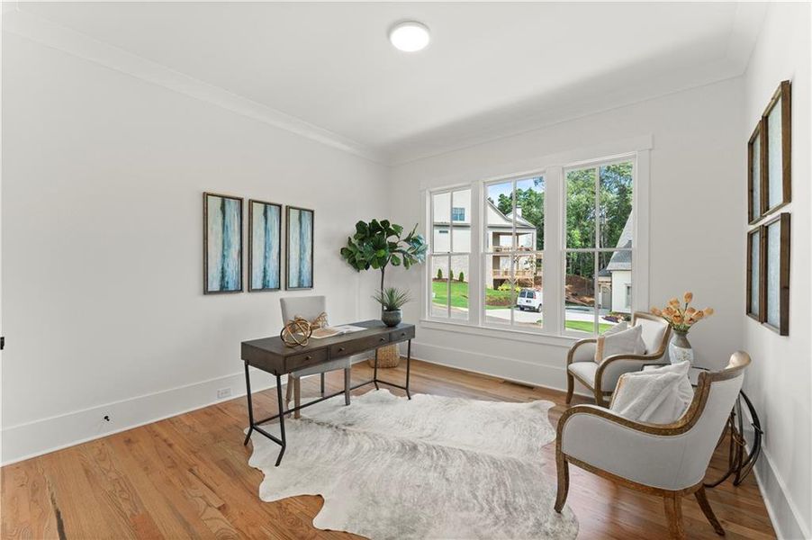 Furnished interior view inside a new home in , Acworth (Image 13).