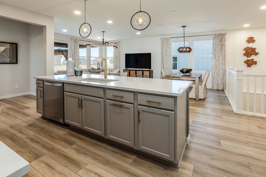 Representative furnished interior of a home built from the Christie by Hartford Homes in Trailside, Timnath (Image 48).