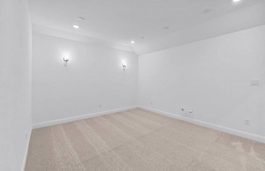 Spacious, unfurnished interior of a new home in Bluffview Reserve, Leander (Image 42).