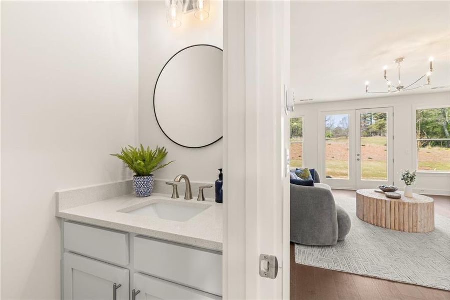 Furnished interior view inside a new home in , Gainesville (Image 53).