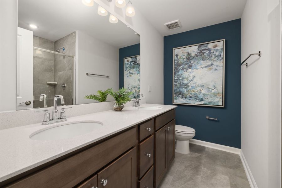 Furnished interior view inside a new home in Solana, Durham (Image 6).