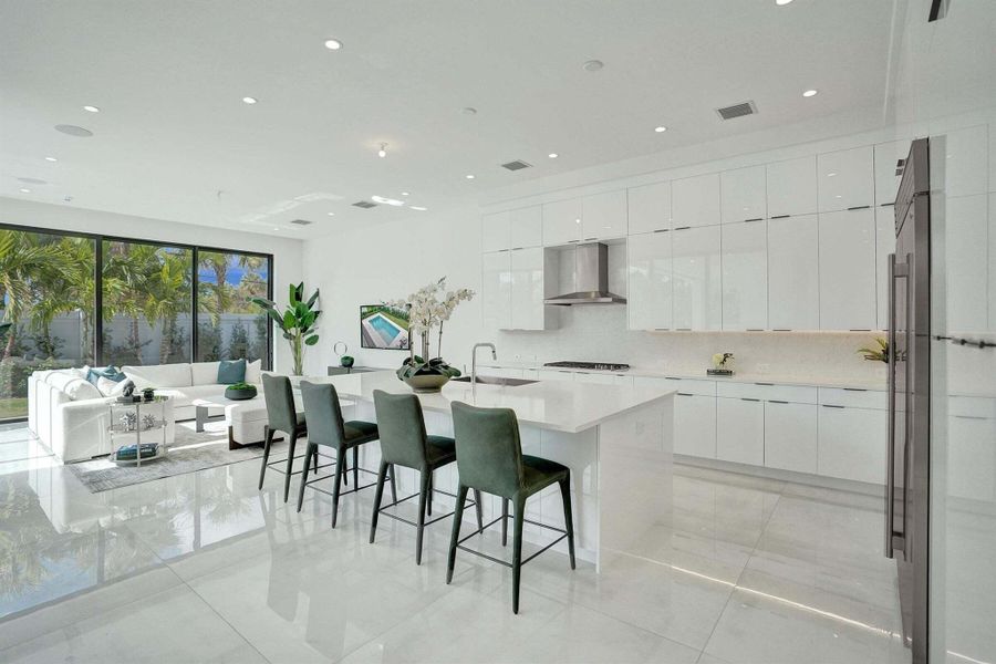 Furnished interior view inside a new home in , Delray Beach (Image 5).
