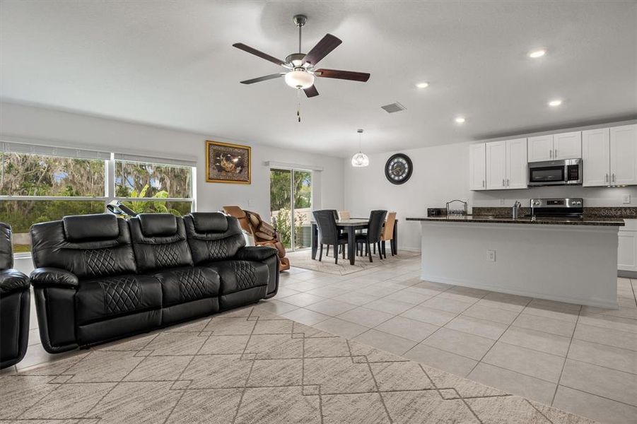 Furnished interior view inside a new home in , Lakeland (Image 9). Furnished interior view inside a new home in , Lakeland (Image 9).