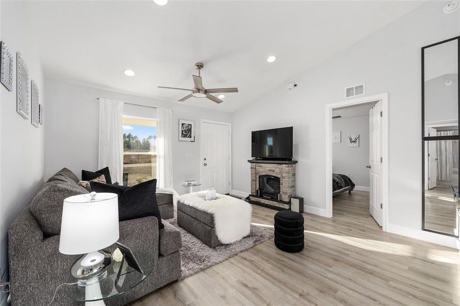 Furnished interior view inside a new home in , Ocala (Image 13).