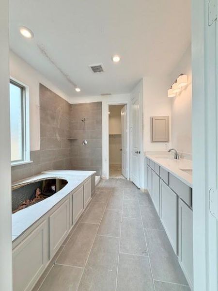 Furnished interior view inside a new home in Bridgeland, Cypress (Image 6).