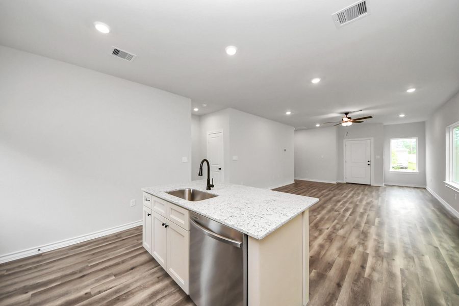 Furnished interior view inside a new home in The Enclave at Spring Branch, Montgomery (Image 13).