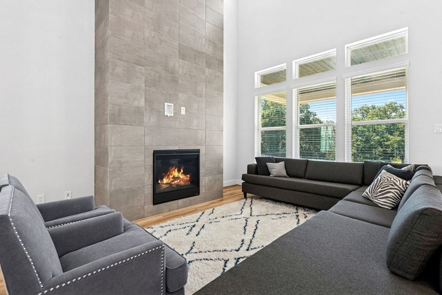 Furnished interior view inside a new home in Santa Rita Ranch, Georgetown (Image 15).