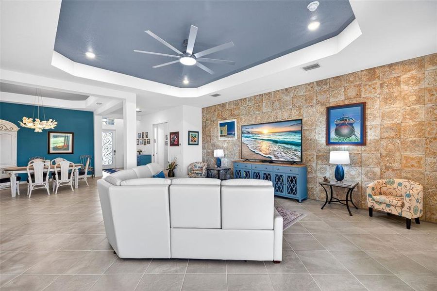 Furnished interior view inside a new home in , Venice (Image 9).