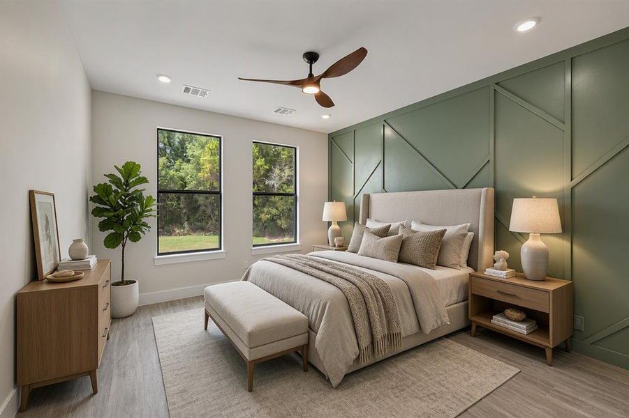 Furnished interior view inside a new home in , Granbury (Image 7).