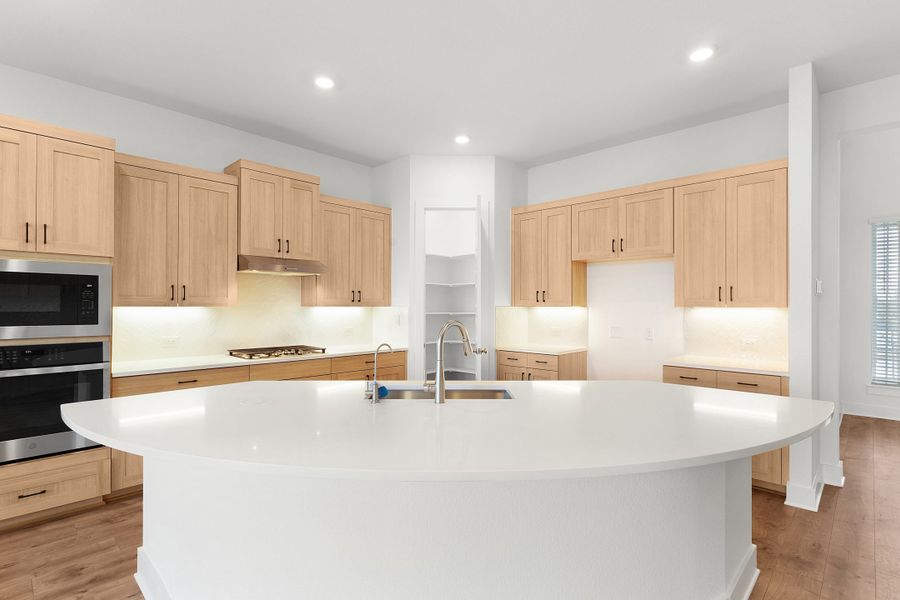 Furnished interior view inside a new home in Lariat, Liberty Hill (Image 44). Furnished interior view inside a new home in Lariat, Liberty Hill (Image 44).