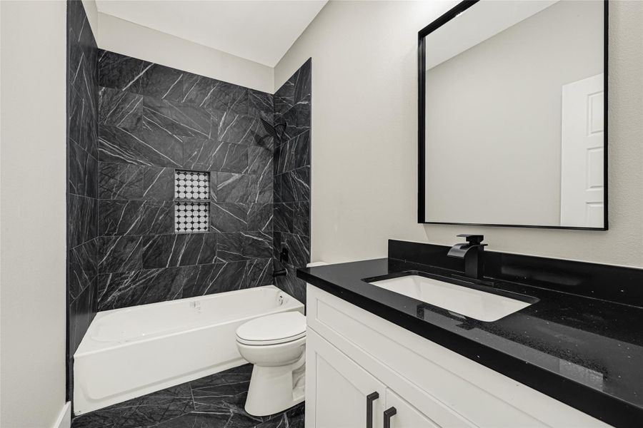 Furnished interior view inside a new home in , La Marque (Image 9). Furnished interior view inside a new home in , La Marque (Image 9).