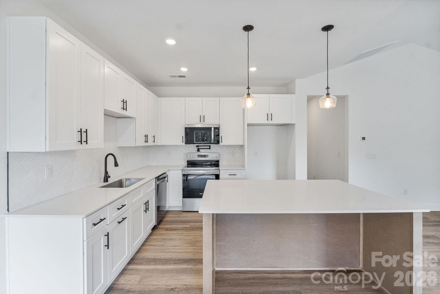 Furnished interior view inside a new home in , Lawndale (Image 9).
