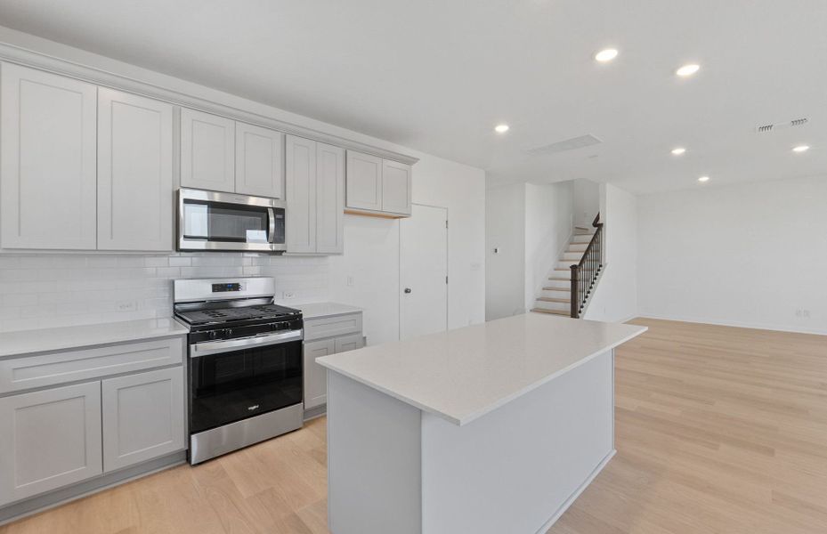 Furnished interior view inside a new home in Larson Crossing, Elgin (Image 5).