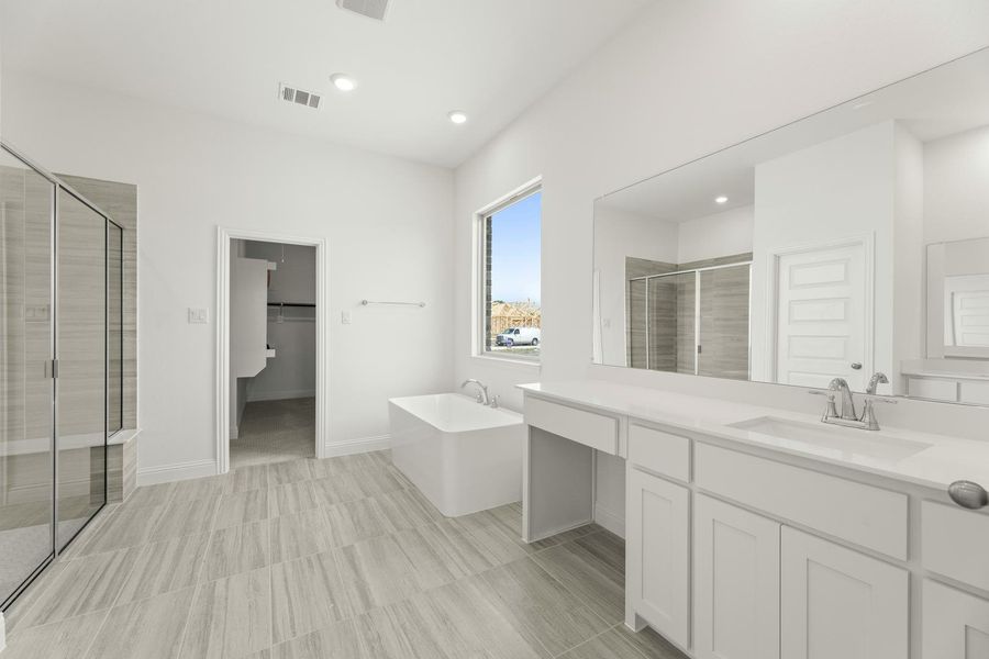 Furnished interior view inside a new home in Park Trails, Forney (Image 13).