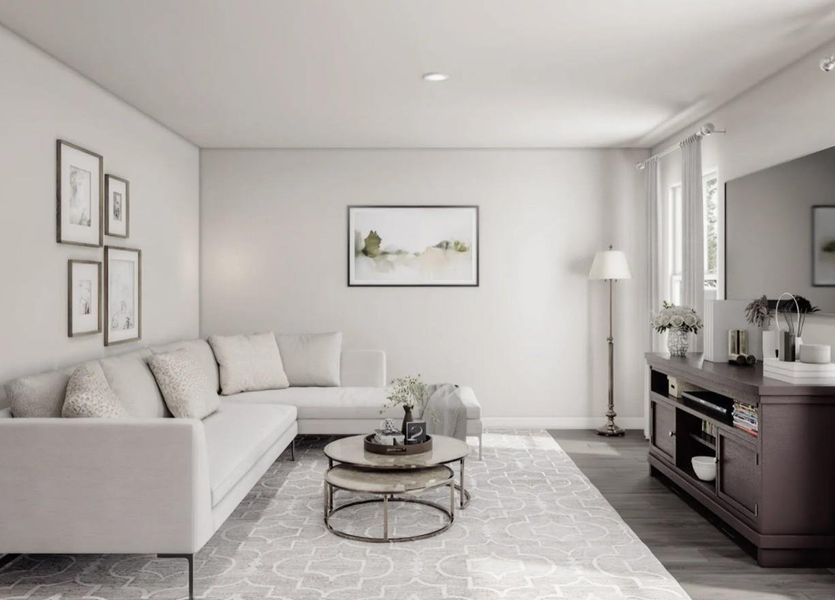 Furnished interior view inside a new home in Santa Fe, Cleveland (Image 8).